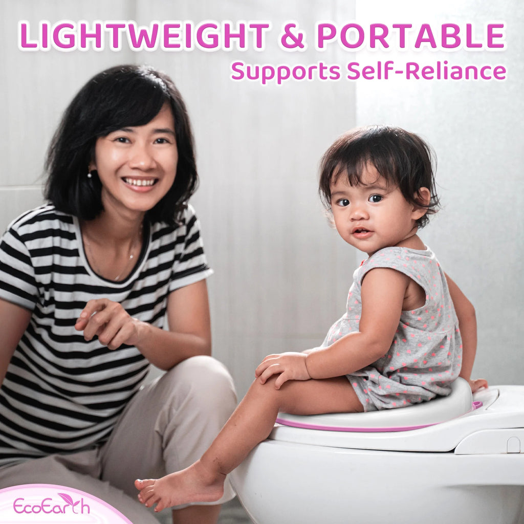 Potty Training Seat W/ Splash Guard, Toddler Safe-Potty Seat by