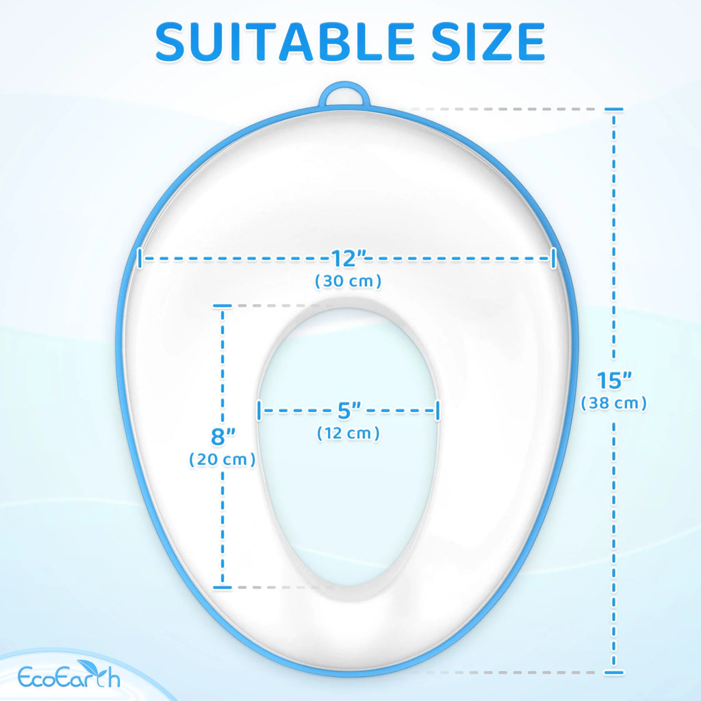 Potty Training Seat W/ Splash Guard, Toddler Safe-Potty Seat by