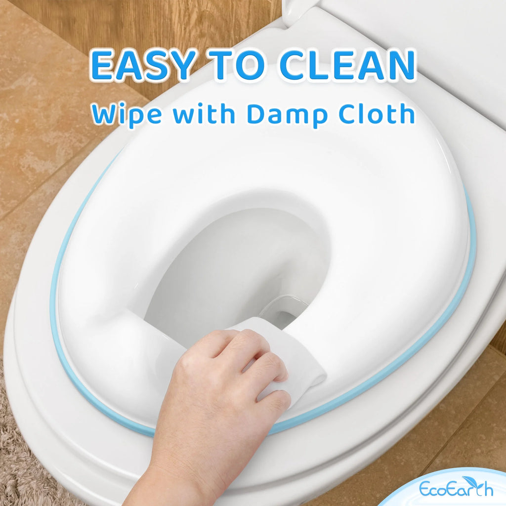 Potty Training Seat W/ Splash Guard, Toddler Safe-Potty Seat by