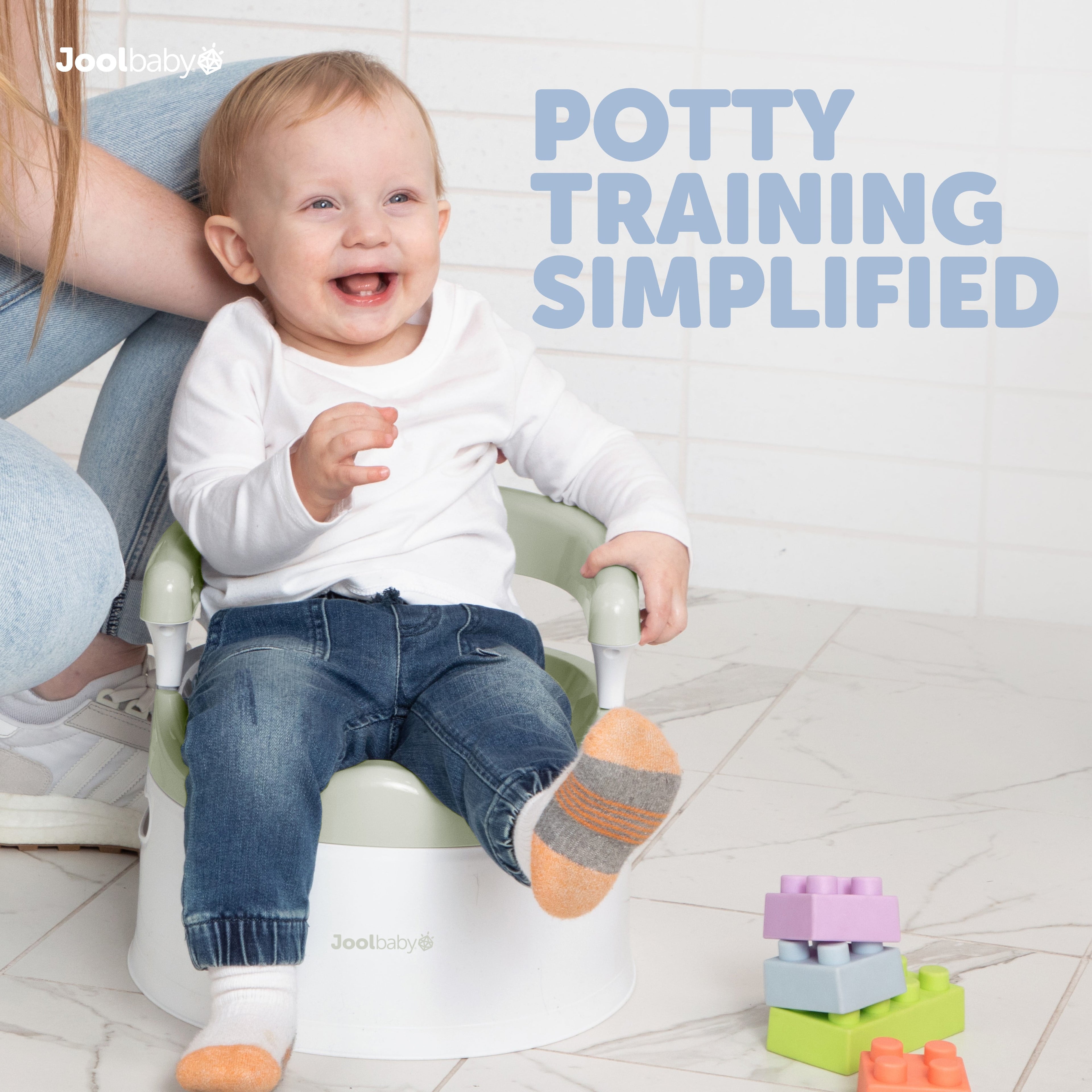 Potty Chair for Toddler Toilet Training - Splash Guard & Back Support (Sage)