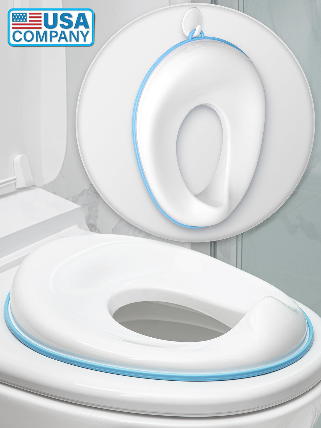 Potty Training Seat W/ Splash Guard, Toddler Safe-Potty Seat by
