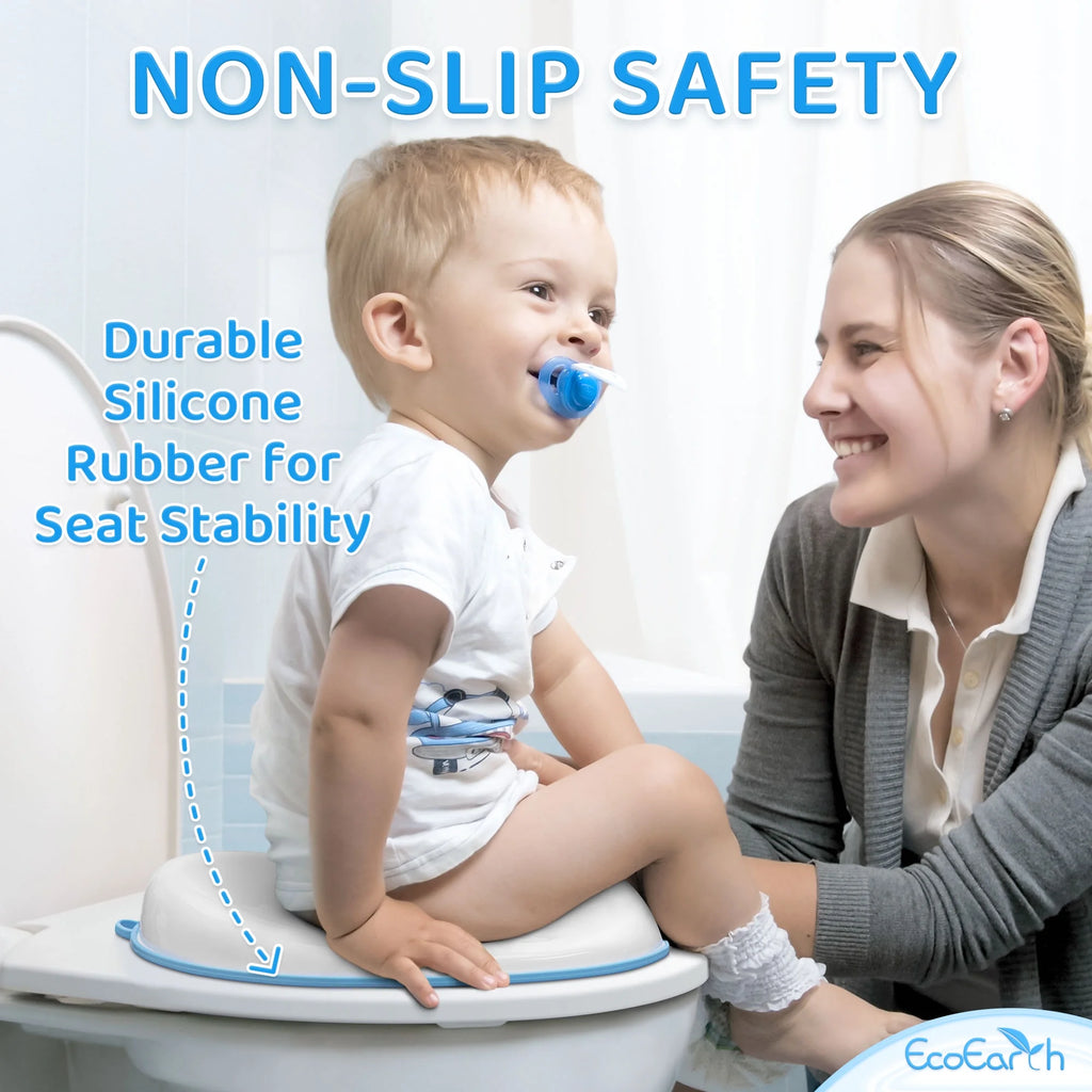 Potty Training Seat W/ Splash Guard, Toddler Safe-Potty Seat by