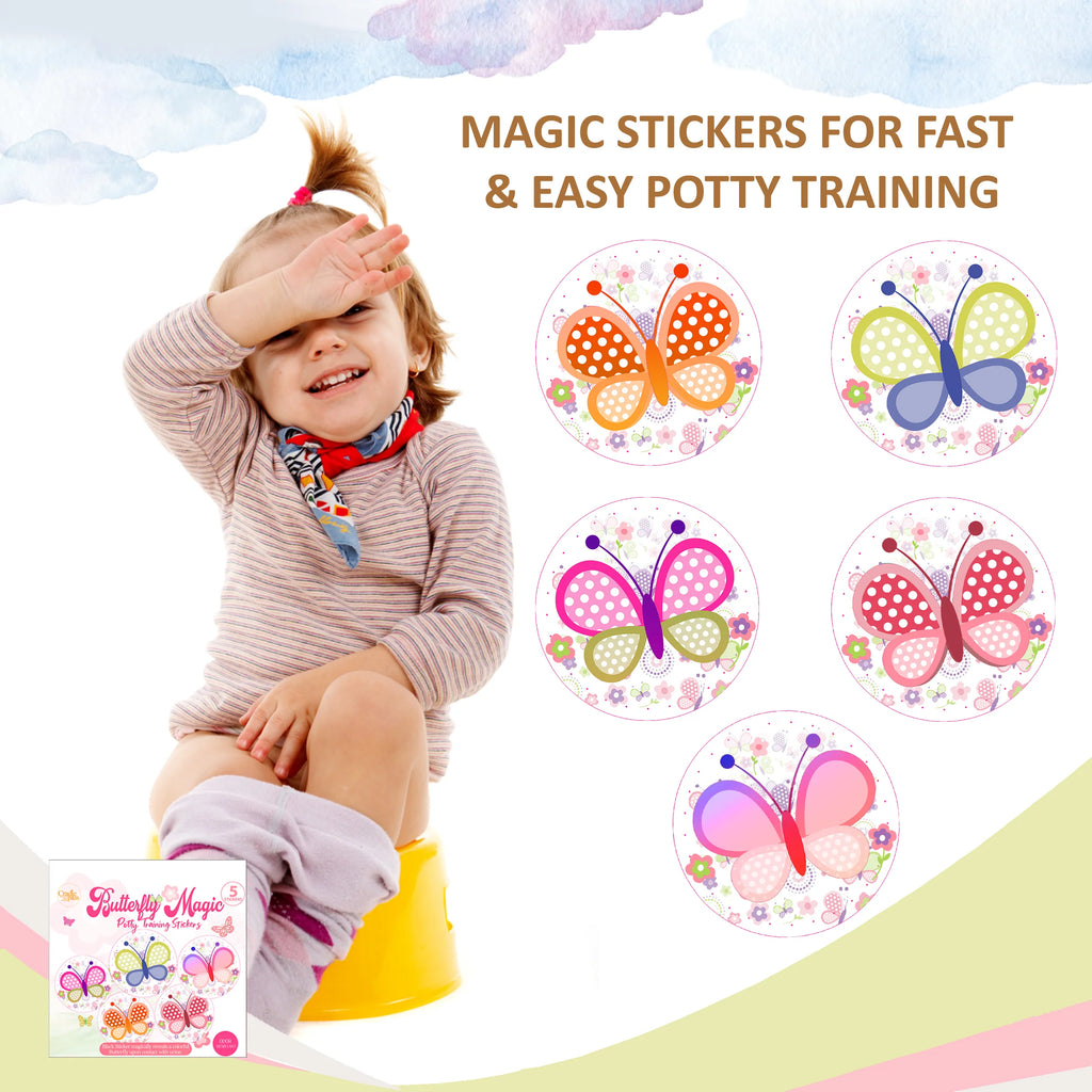 Magic Potty Sticker | Butterfly Design